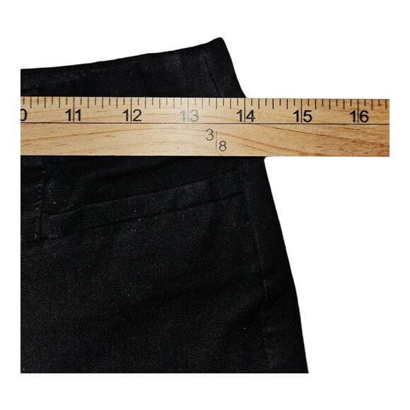 Banana Republic Sloan Crop Capris Women's 2P Black Pockets Stretch Casual Travel - Picture 3 of 9
